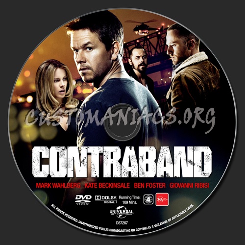 Contraband dvd label