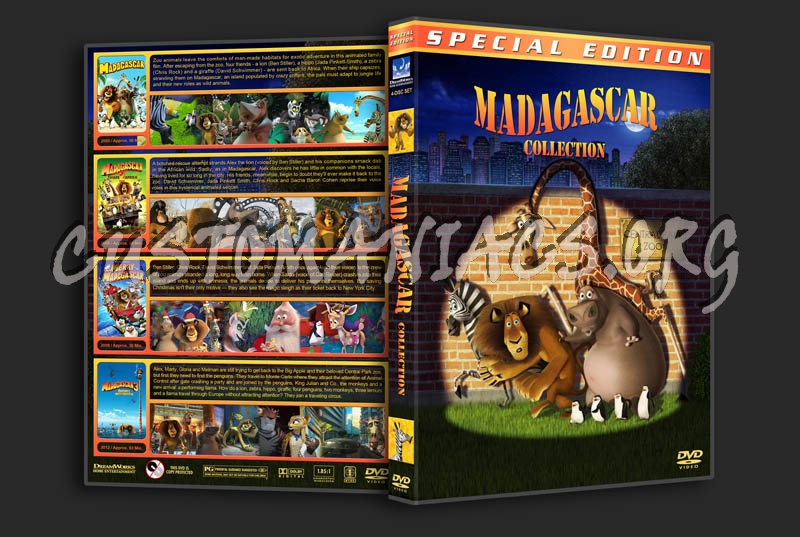 Madagascar Collection dvd cover