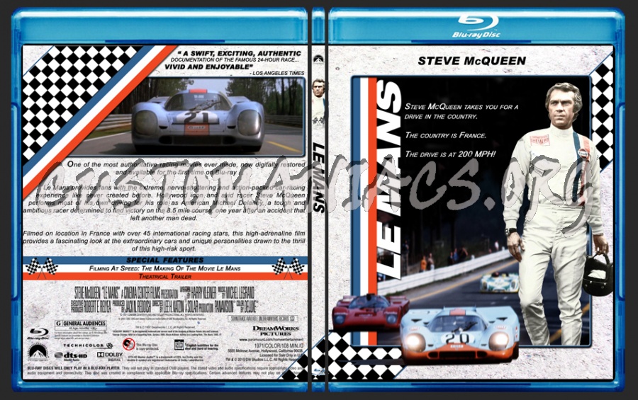 Le Mans blu-ray cover