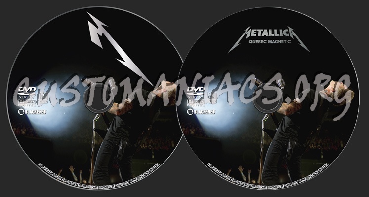 Metallica: Quebec Magnetic dvd label