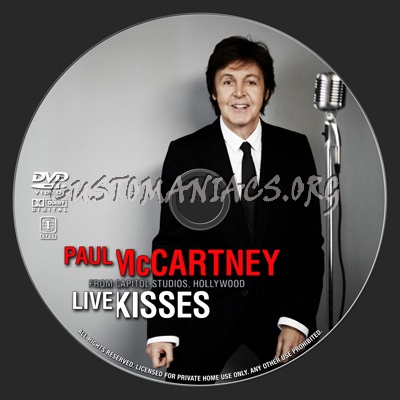 Paul McCartney: Live Kisses dvd label