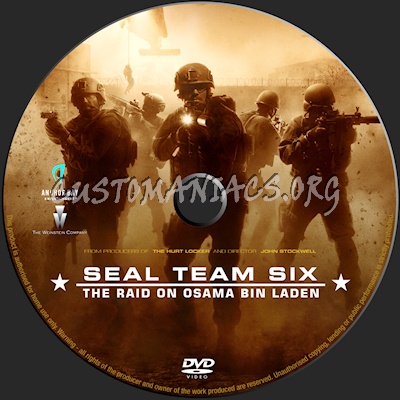 Seal Team Six: The Raid on Osama Bin Laden dvd label