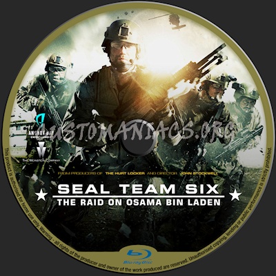 Seal Team Six: The Raid on Osama Bin Laden blu-ray label