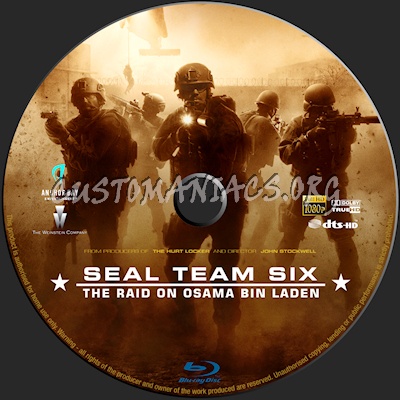Seal Team Six: The Raid on Osama Bin Laden blu-ray label