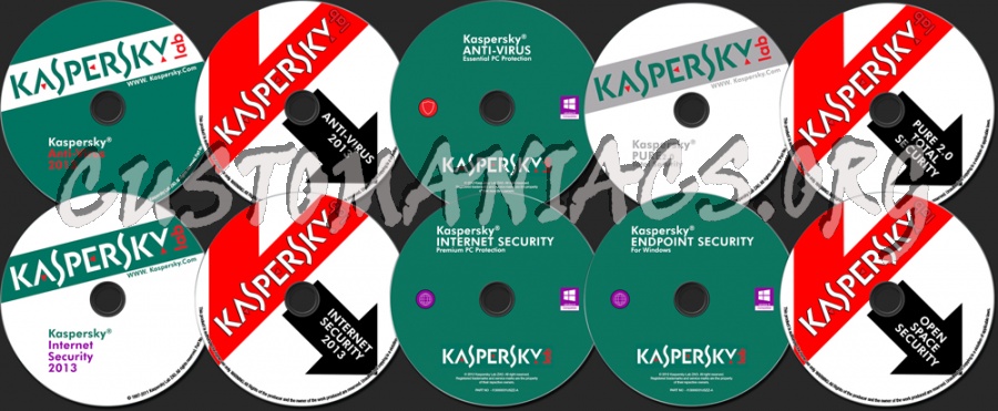 Kaspersky Suite dvd label