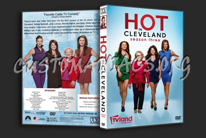 Hot in Cleveland - Season 3 dvd cover