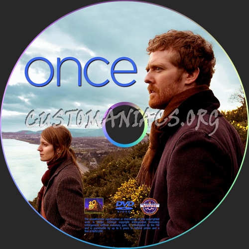 Once dvd label