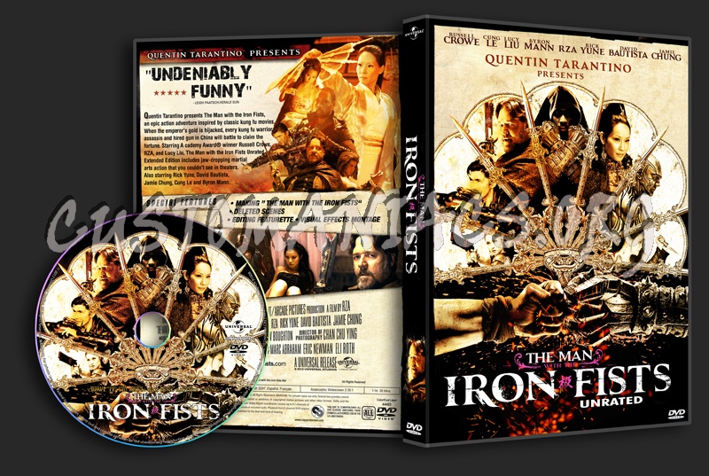 The Man with the Iron Fists dvd cover