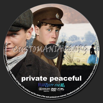 private peaceful dvd label