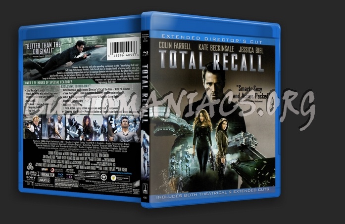 Total Recall (2012) blu-ray cover