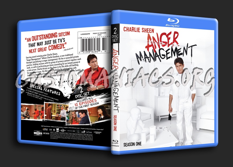 Anger Management Season 1 blu-ray cover