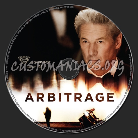 Arbitrage dvd label