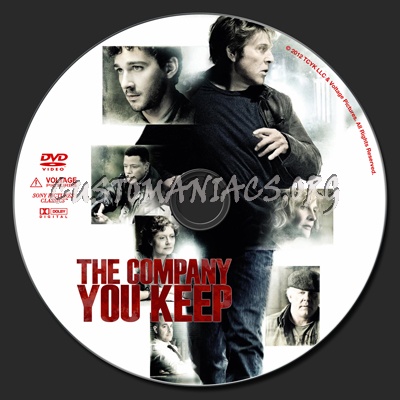 The Company You Keep dvd label