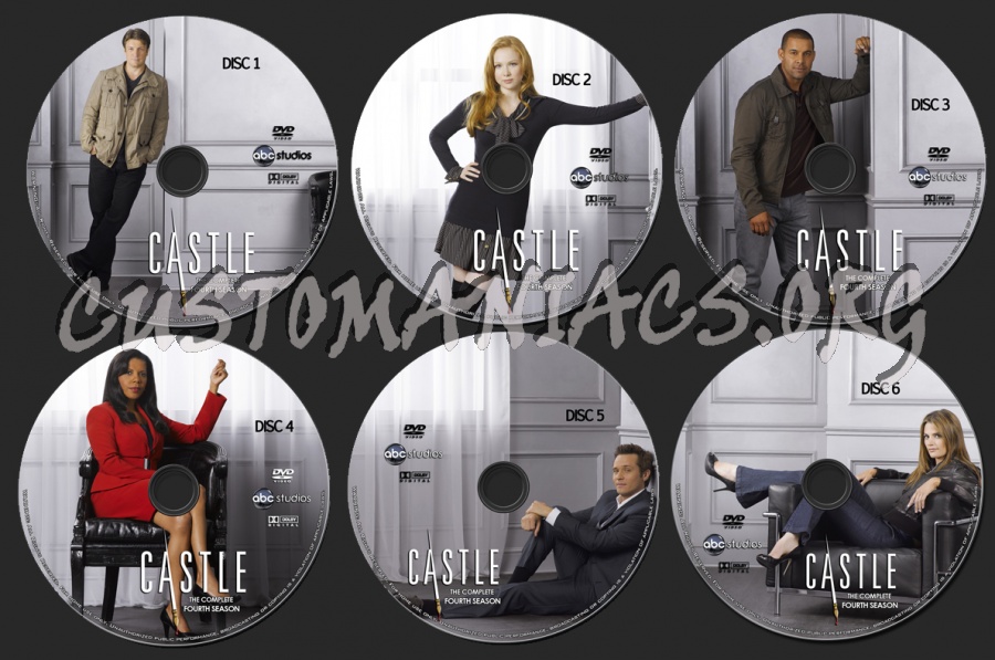 Castle - Season 4 dvd label