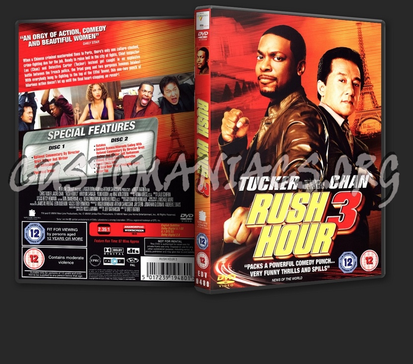 Rush Hour 3: 2 Disc Version dvd cover