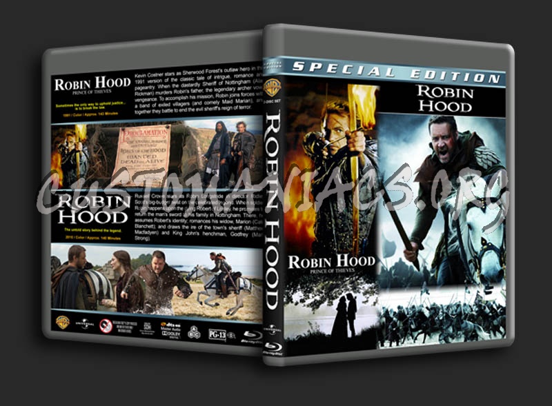 Robin Hood Double Feature blu-ray cover