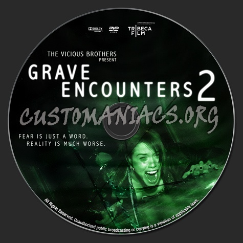 Grave Encounters 2 dvd label