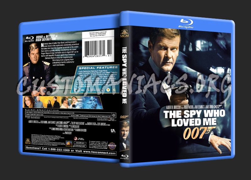 The Spy Who Loved Me (James Bond 50th Anniversary Package) blu-ray cover