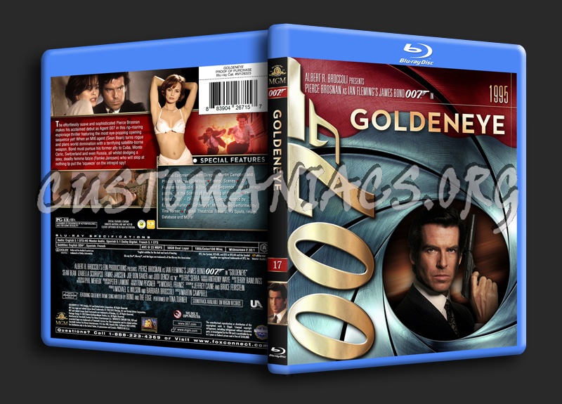 James Bond Collection - Goldeneye (17) blu-ray cover