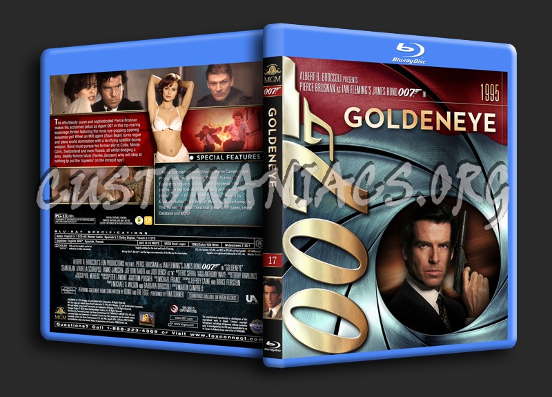 James Bond Collection - Goldeneye (17) blu-ray cover