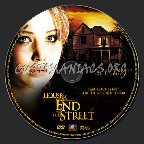 House at the End of the Street dvd label