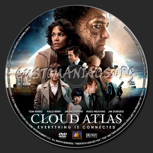 Cloud Atlas dvd label