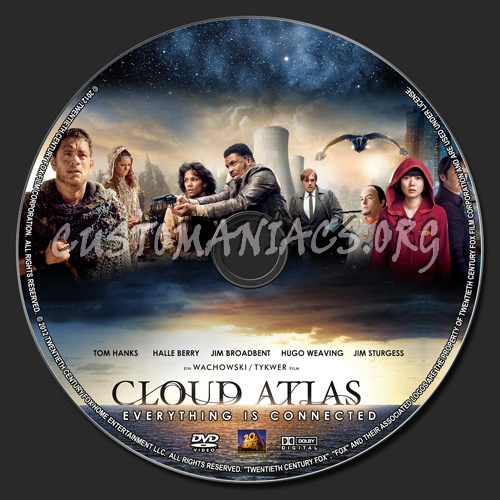 Cloud Atlas dvd label