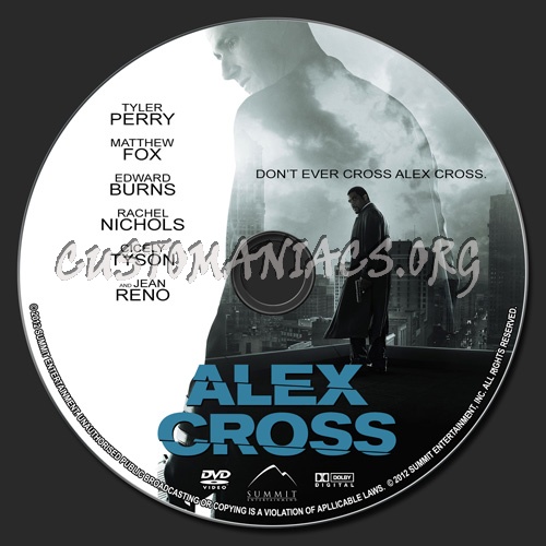 Alex Cross dvd label