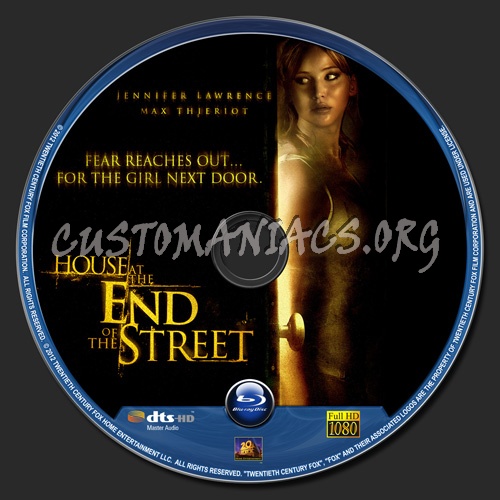 House at the End of the Street blu-ray label