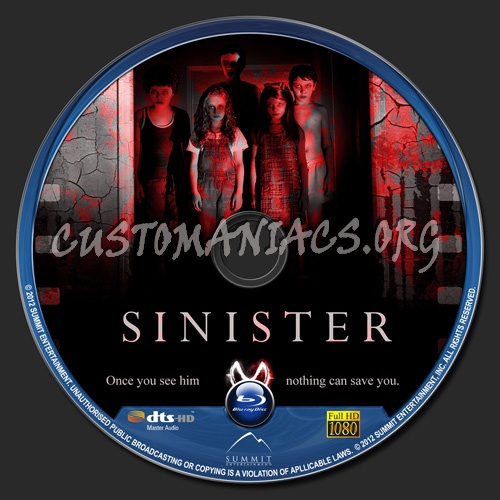 Sinister blu-ray label