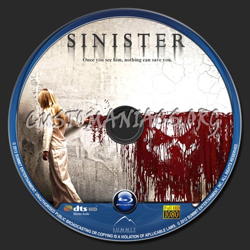 Sinister blu-ray label