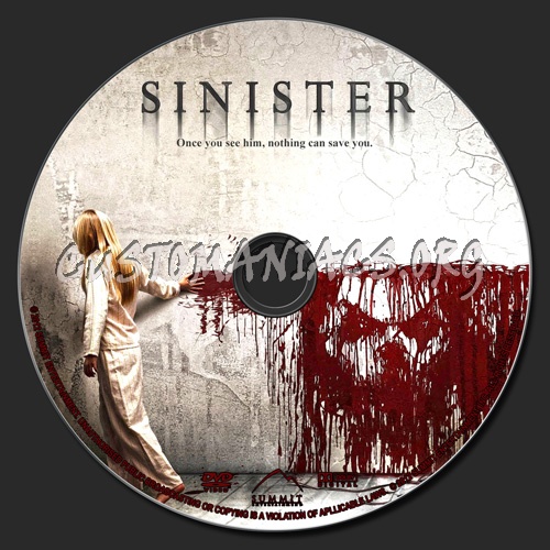 Sinister dvd label
