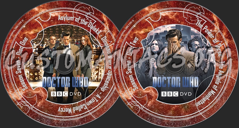 Doctor Who Series 7, Part 1 dvd label