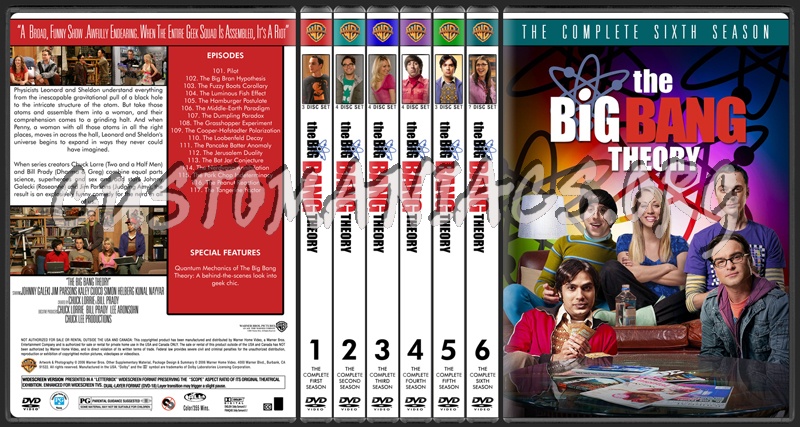 Big Bang Theory Tv Collection dvd cover