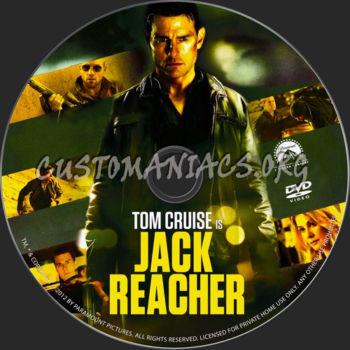 Jack Reacher dvd label