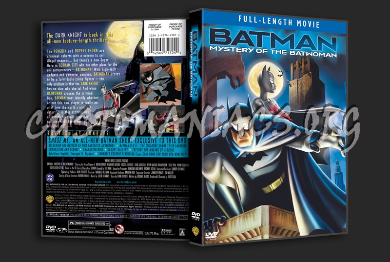 Batman Mystery of the Batwoman dvd cover