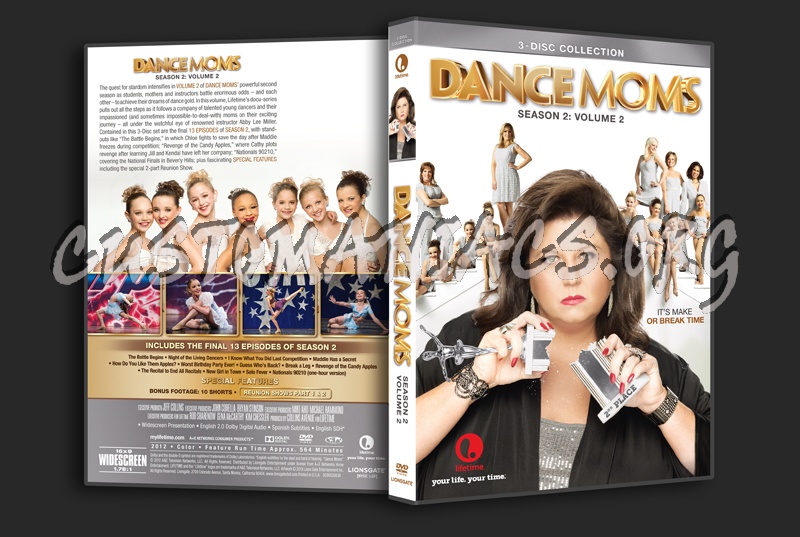 Dance Moms Season 2 Volume 2 dvd cover