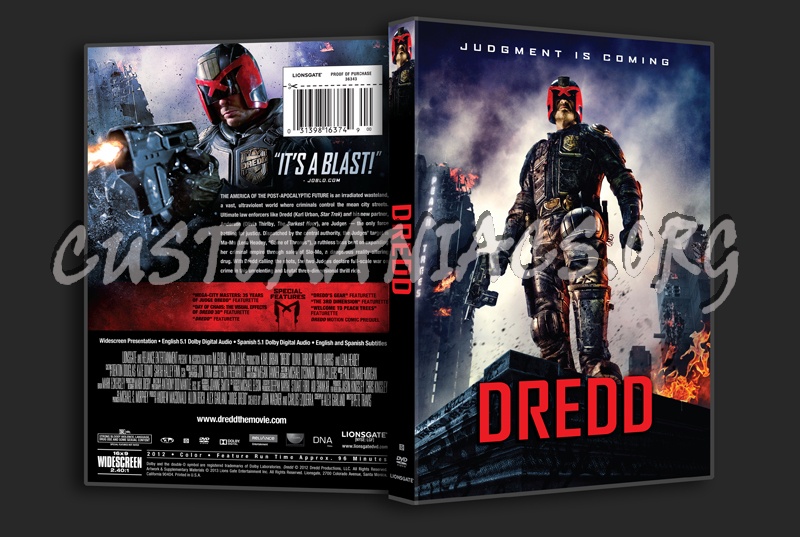 Dredd dvd cover