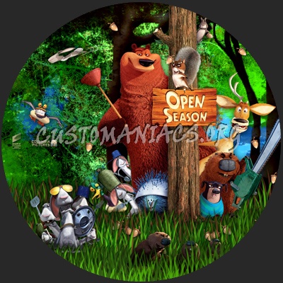 Open Season dvd label