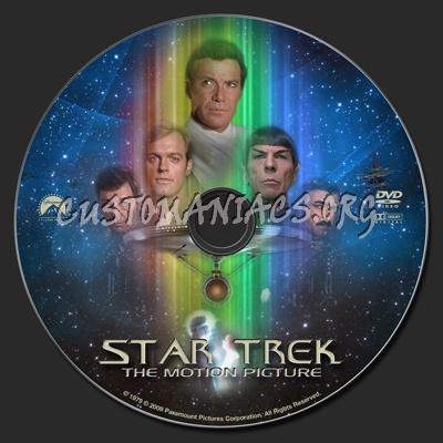 Star Trek The Motion Picture dvd label