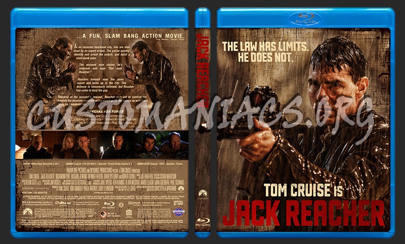 Jack Reacher blu-ray cover