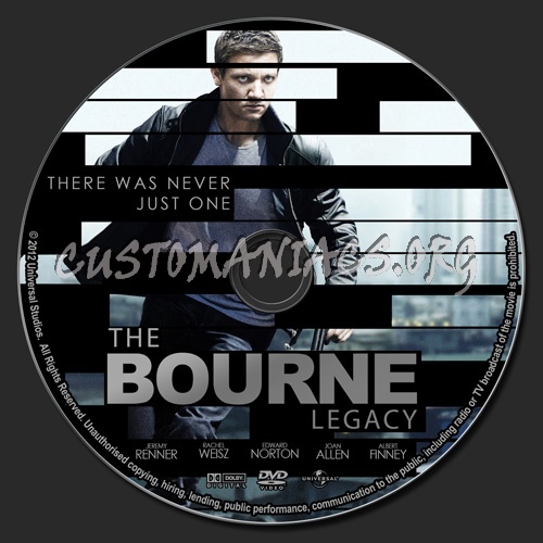 The Bourne Legacy dvd label