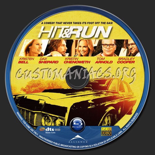 Hit And Run blu-ray label