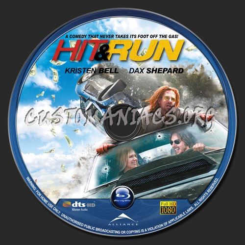 Hit And Run blu-ray label