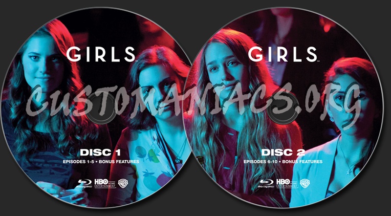 Girls Season 1 blu-ray label