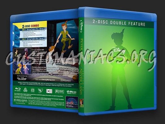 Peter Pan - Return to Never Land Double Feature blu-ray cover