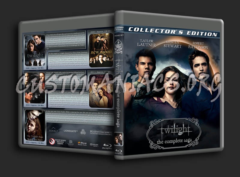 Twilight: The Complete Saga blu-ray cover