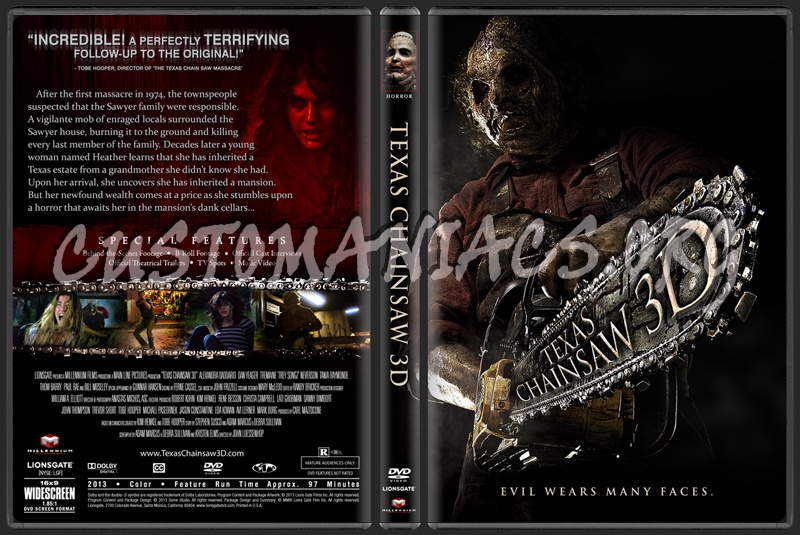 Texas Chainsaw 3D dvd cover