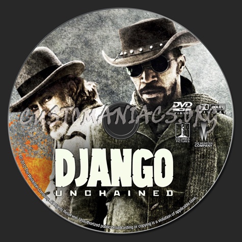 Django Unchained dvd label