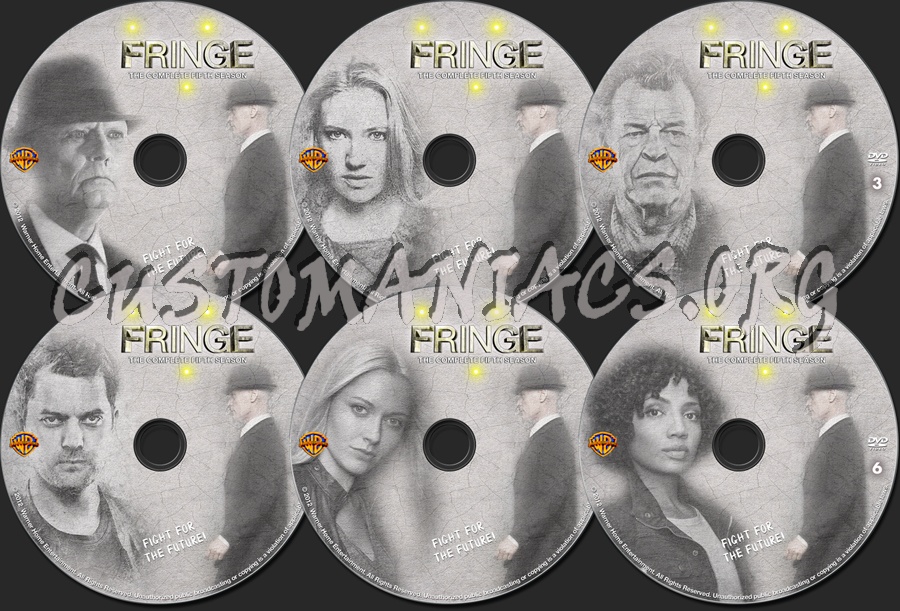 Fringe : The Complete Fifth Season dvd label